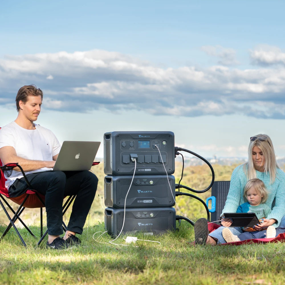 Sistema de Respaldo Energético Bluetti AC300&B300: Potencia Portátil y Confiable para Cualquier Situación