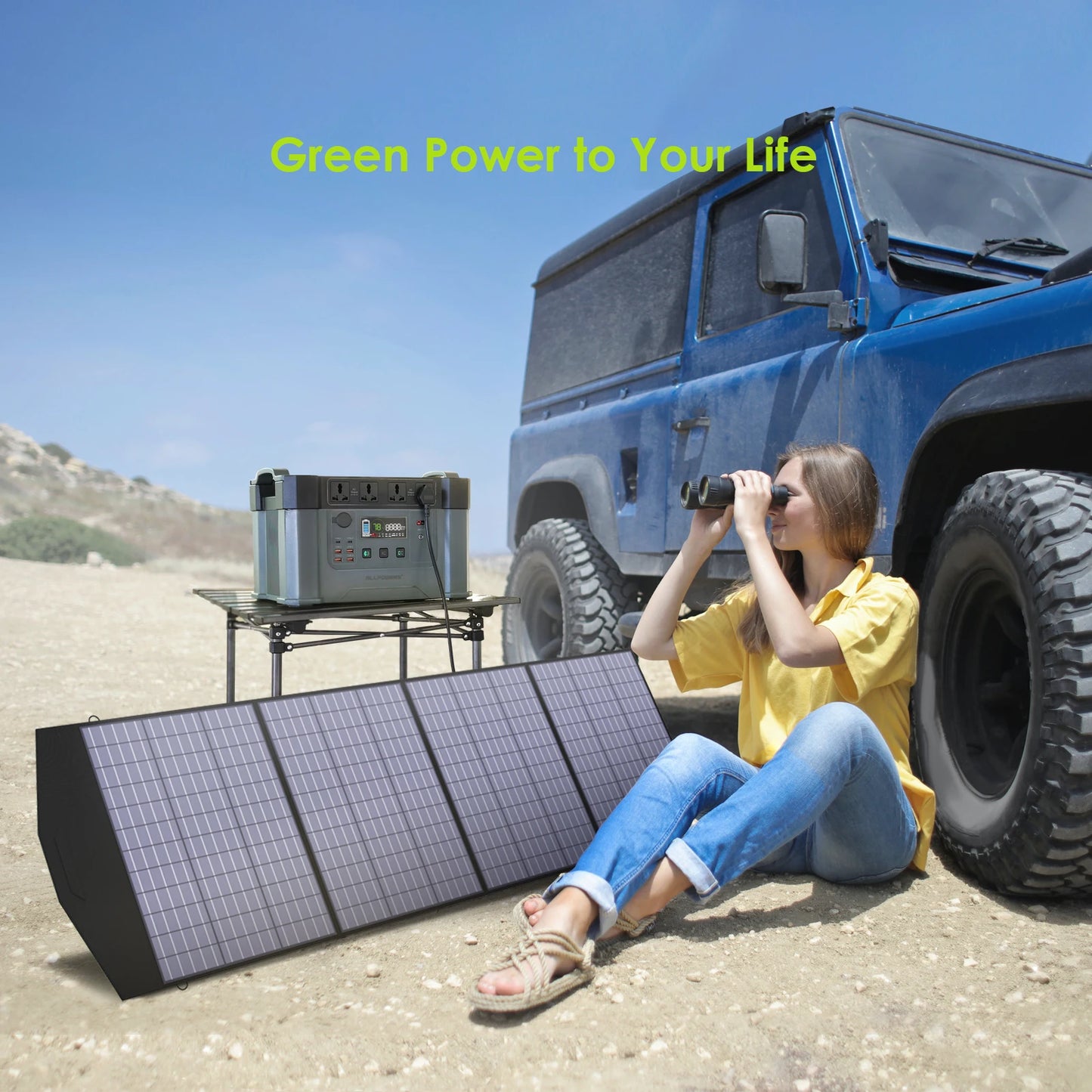 ALLPOWERS 18V Foldable Solar Panel 60W 100W 140W 200W Charger