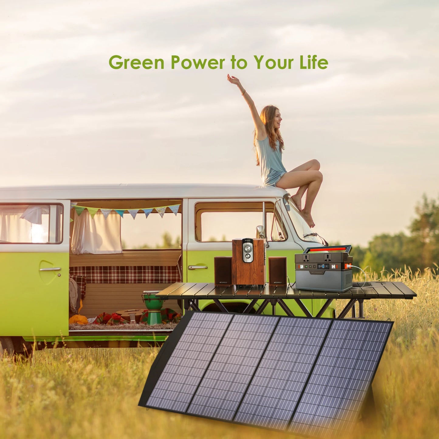 ALLPOWERS 18V Foldable Solar Panel 60W 100W 140W 200W Charger