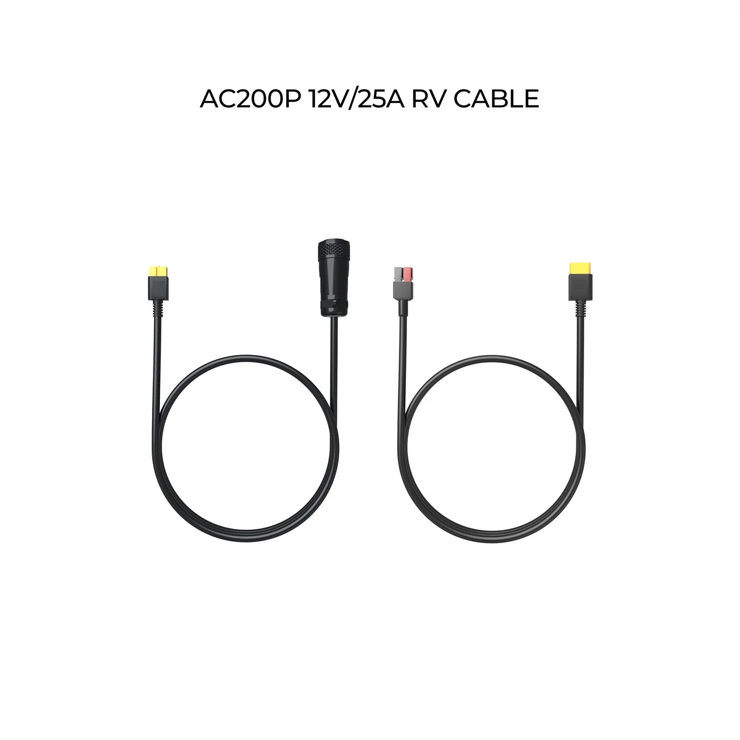 BLUETTI 12V RV CABLE for AC200P 12V/25A, AC200Max 12V/30A, EP500, EP500PRO, AC300 with AVIATION PLUG. Perfect for DIYers.