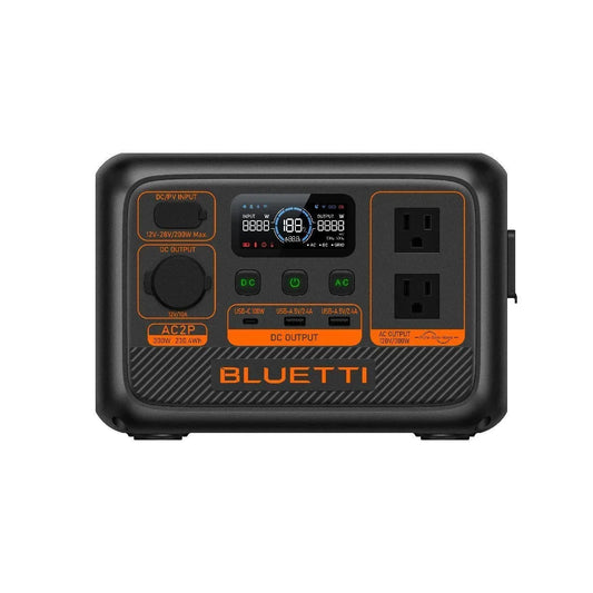 Estación de Energía Portátil BLUETTI AC2P 300W con Batería de 230.4 Wh y Carga Inalámbrica