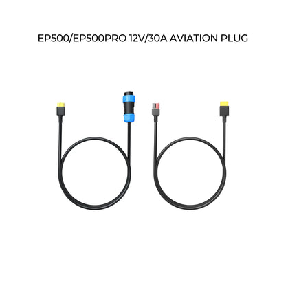 BLUETTI 12V RV CABLE for AC200P/AC200Max/EP500/EP500PRO/AC300, ideal for powering high-current devices.