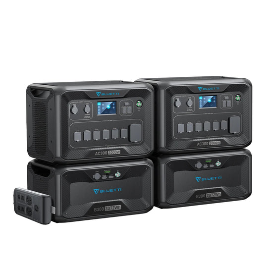 Sistema de Respaldo Energético Bluetti AC300&B300: Potencia Portátil y Confiable para Cualquier Situación