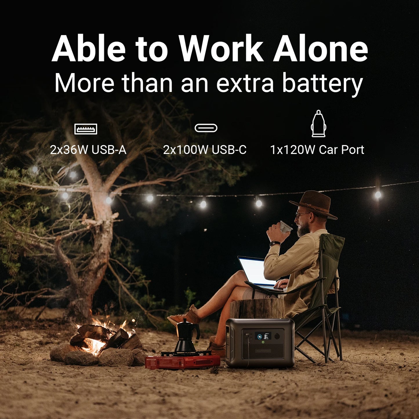 ALLPOWERS Portable Power Station Battery B1000 1152Wh Solar